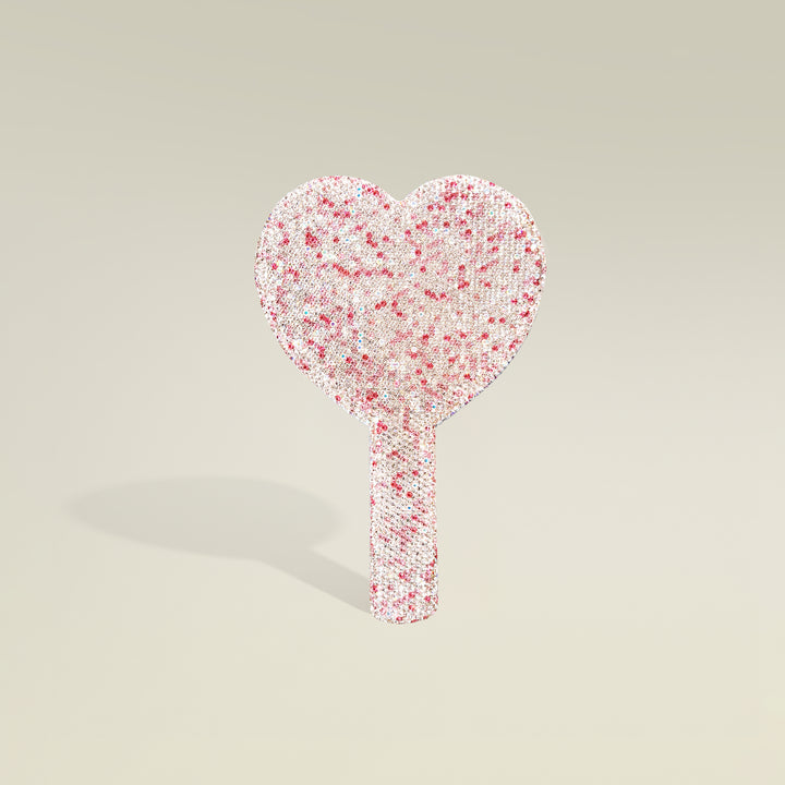 Glitter Heart-shape Mirror