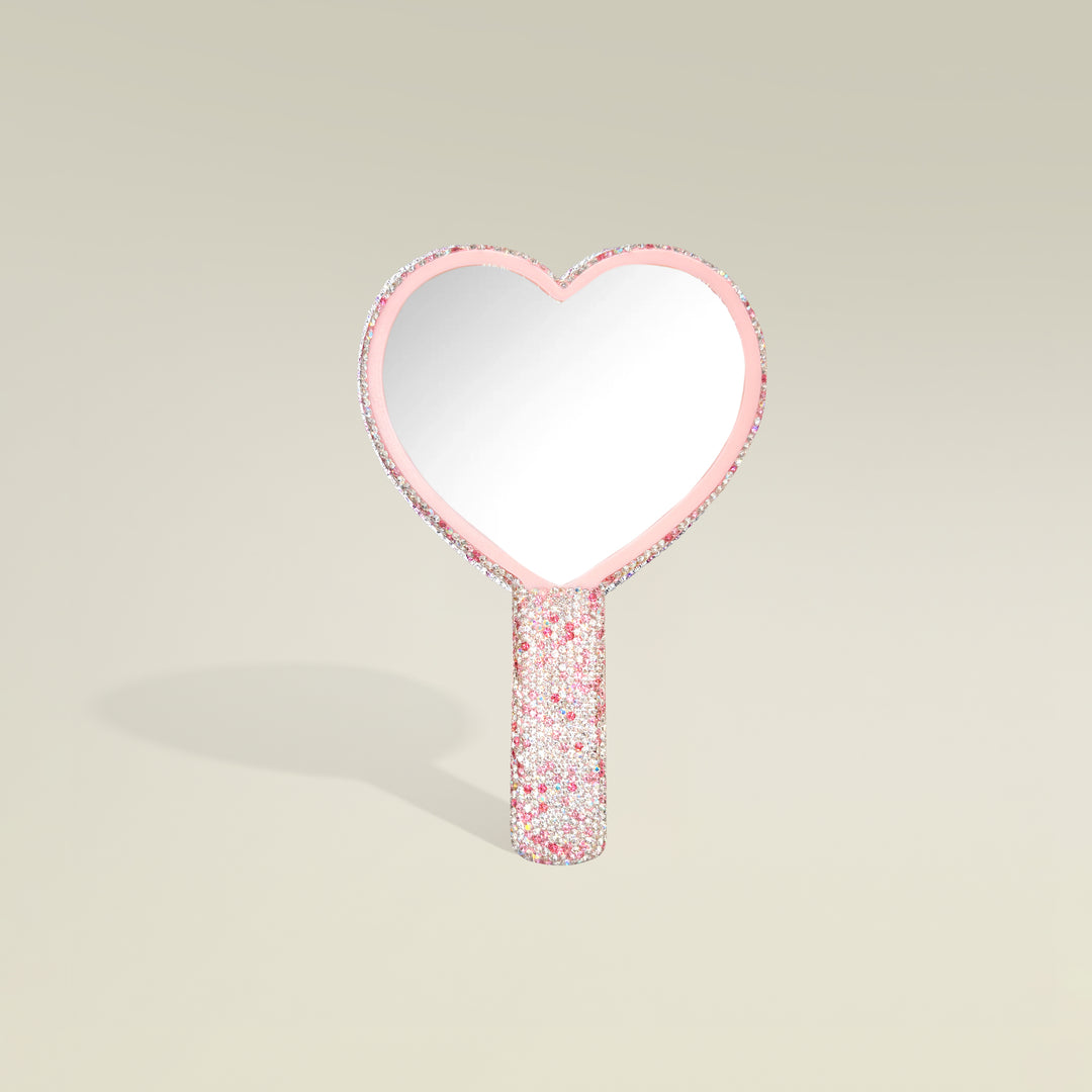Glitter Heart-shape Mirror