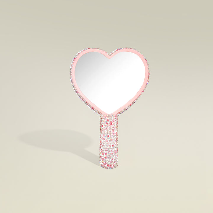 Glitter Heart-shape Mirror
