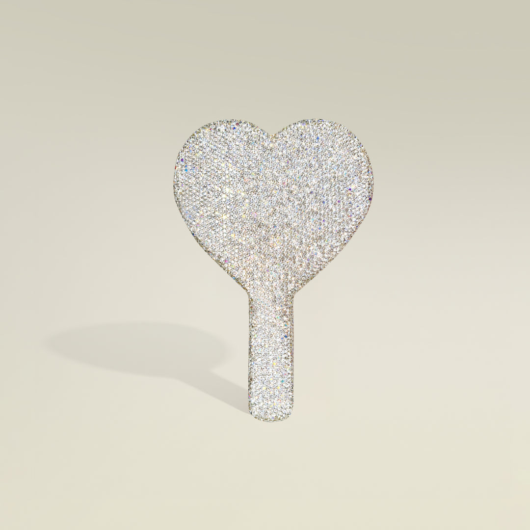 Glitter Heart-shape Mirror