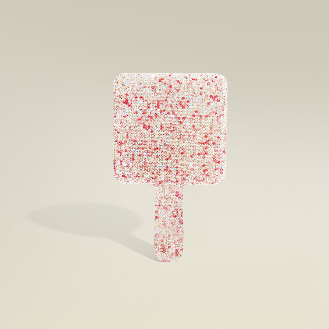 Glitter Square Mirror