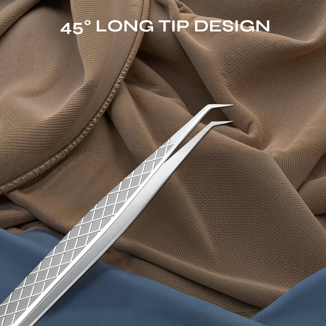 Angled Tip Platinum Tweezer