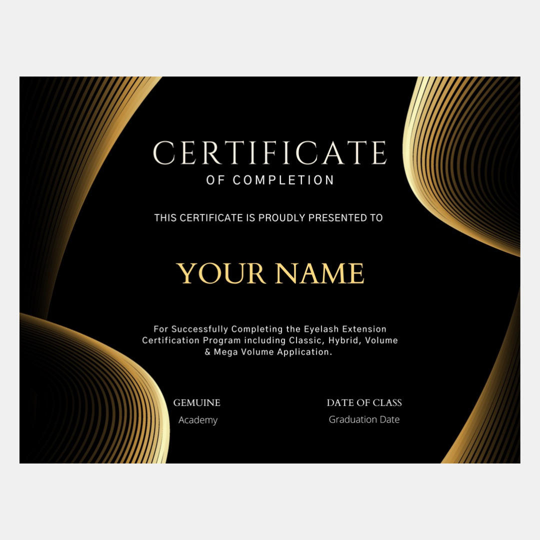 Physical Certificate