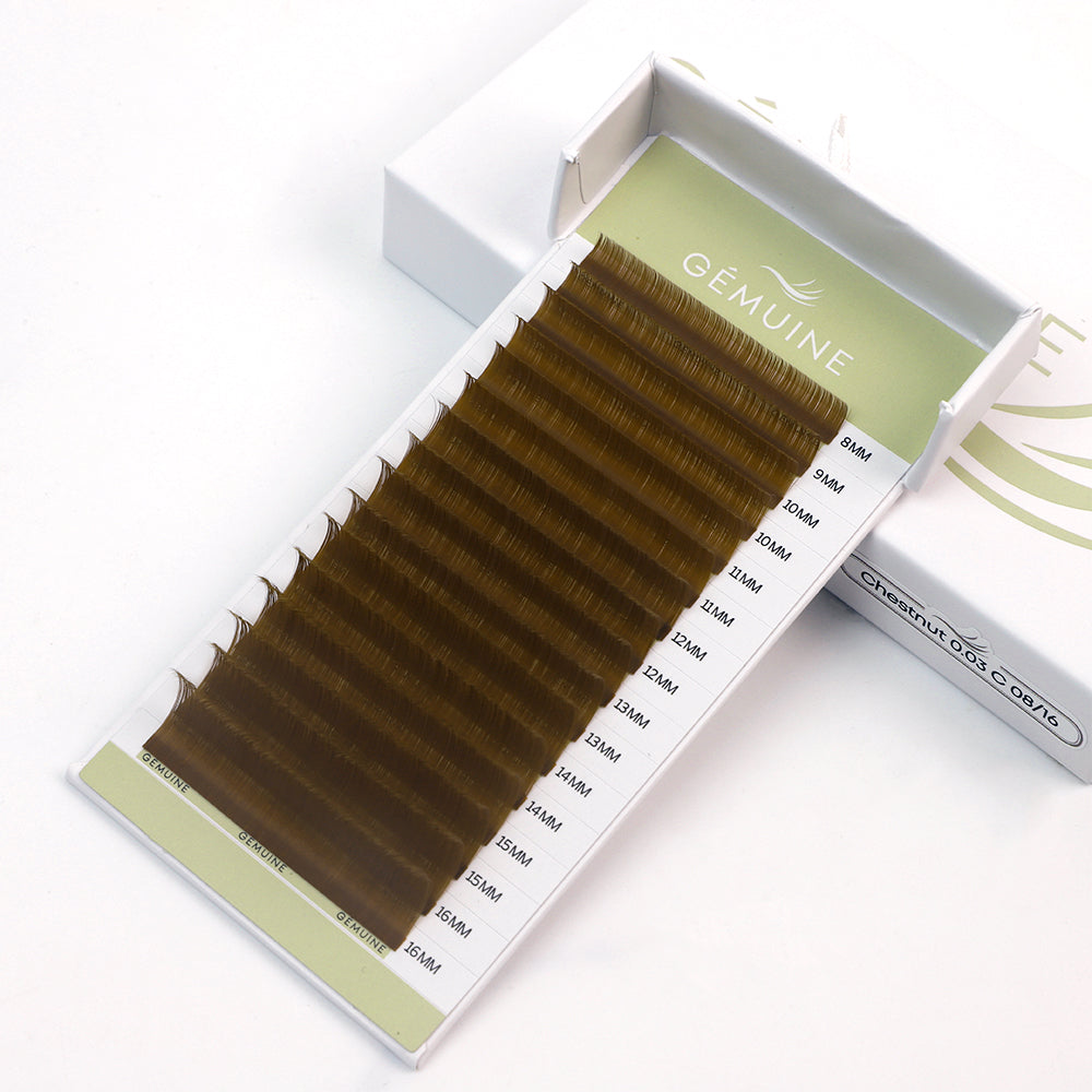 Gemuine Chestnut Brown Lash 0.05MM