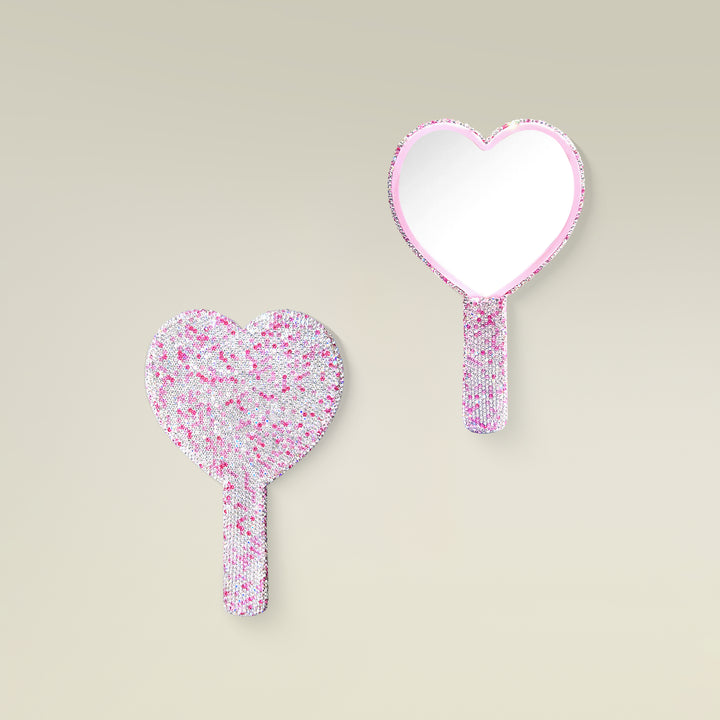 Glitter Heart-shape Mirror