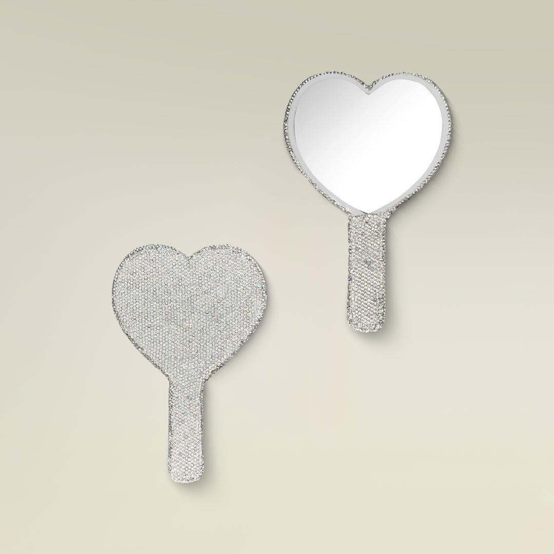 Glitter Heart-shape Mirror